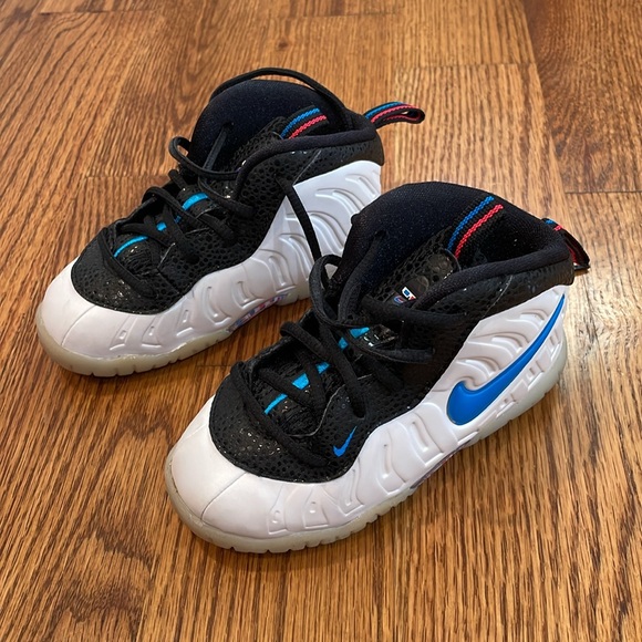 Nike Little Posite Pro TD 3D Safari Youth Size 7C Sneakers. Excellent Condition. - Picture 5 of 13